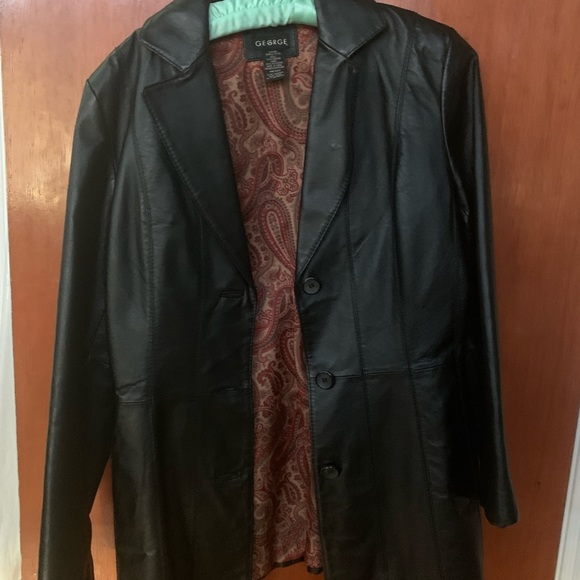 leather blazer - Picture 2 of 3